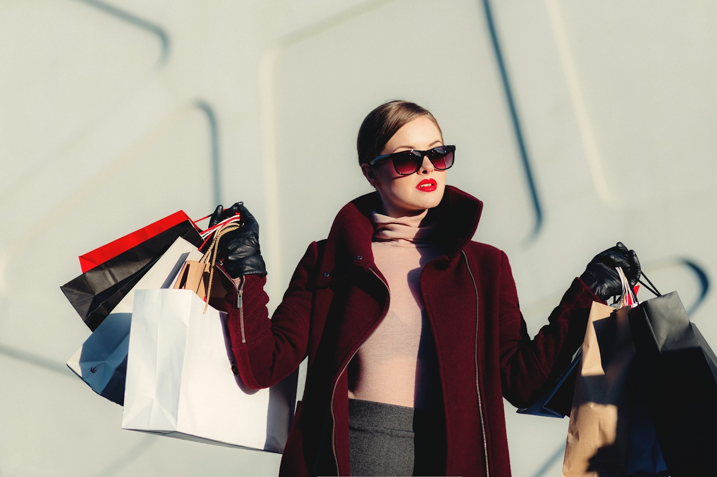 Friends enjoying a day of fashion shopping