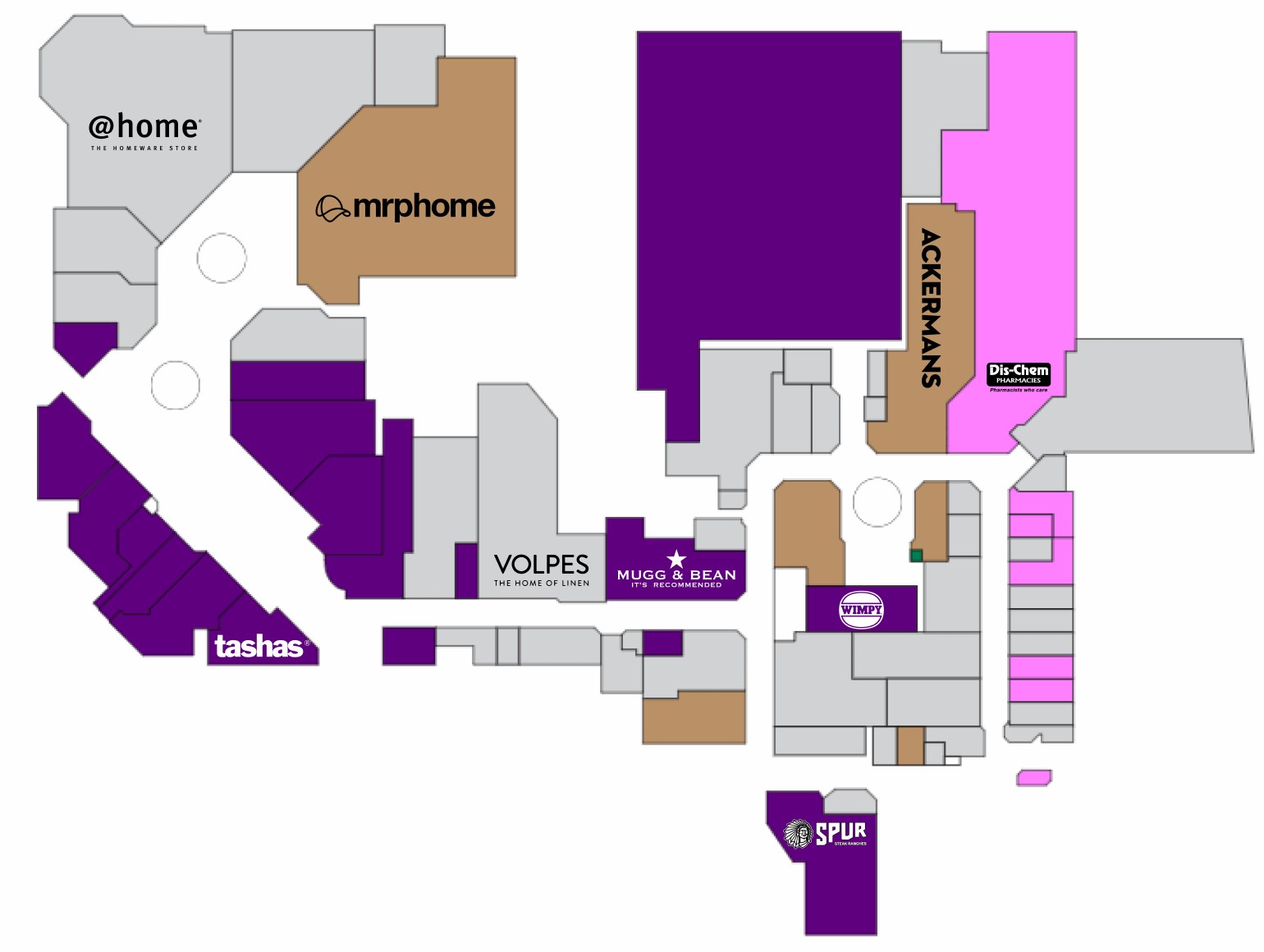 Official Brooklyn Mall Level 1 floor plan